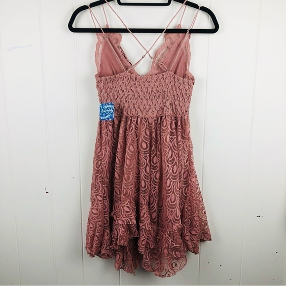Free People Womens Adella Burnout Slip Dress Small - Picture 5 of 12